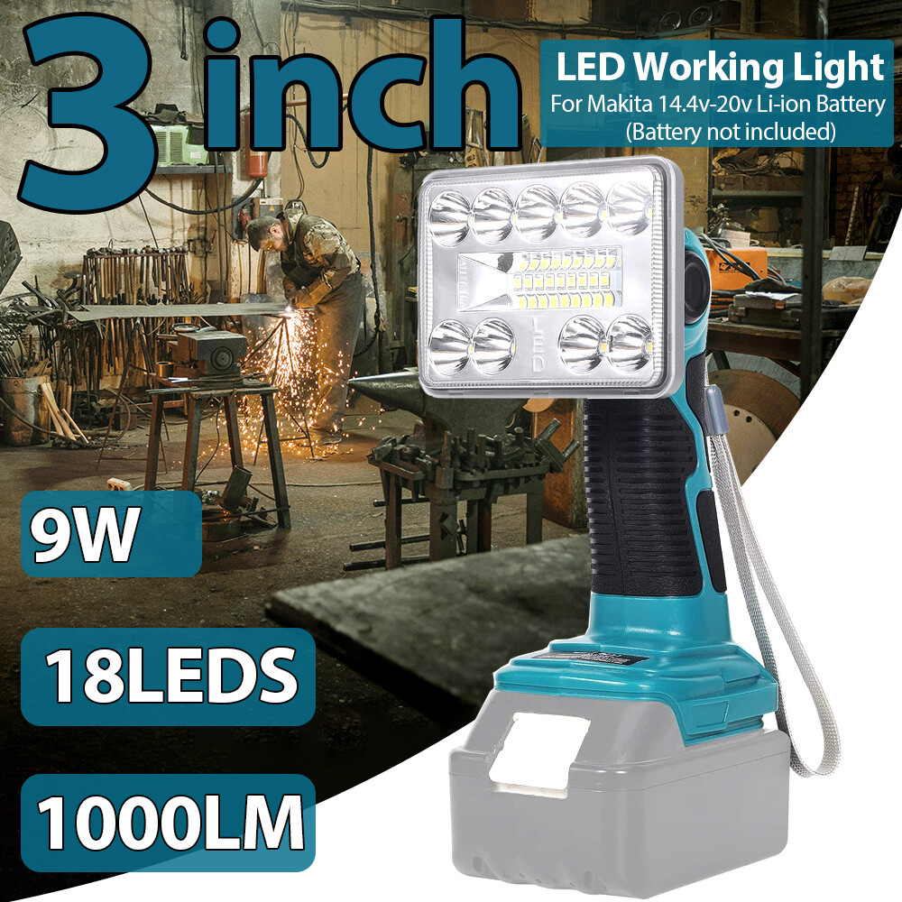 1000LM LED work Light For Makita DML812 18V Li-ion Cordless Flashlight Body Only gallery