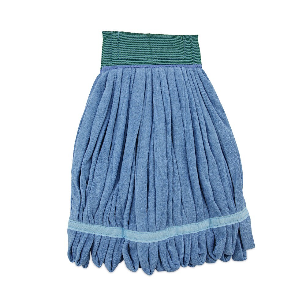 Boardwalk MWTMB Microfiber Looped-End Wet Mop Head - Medium, Blue New gallery