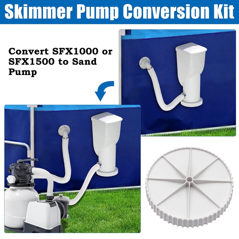 Byenins Conversion Kit for Skimmer Pump Replacement for Summer Wave SFX1000 a... gallery