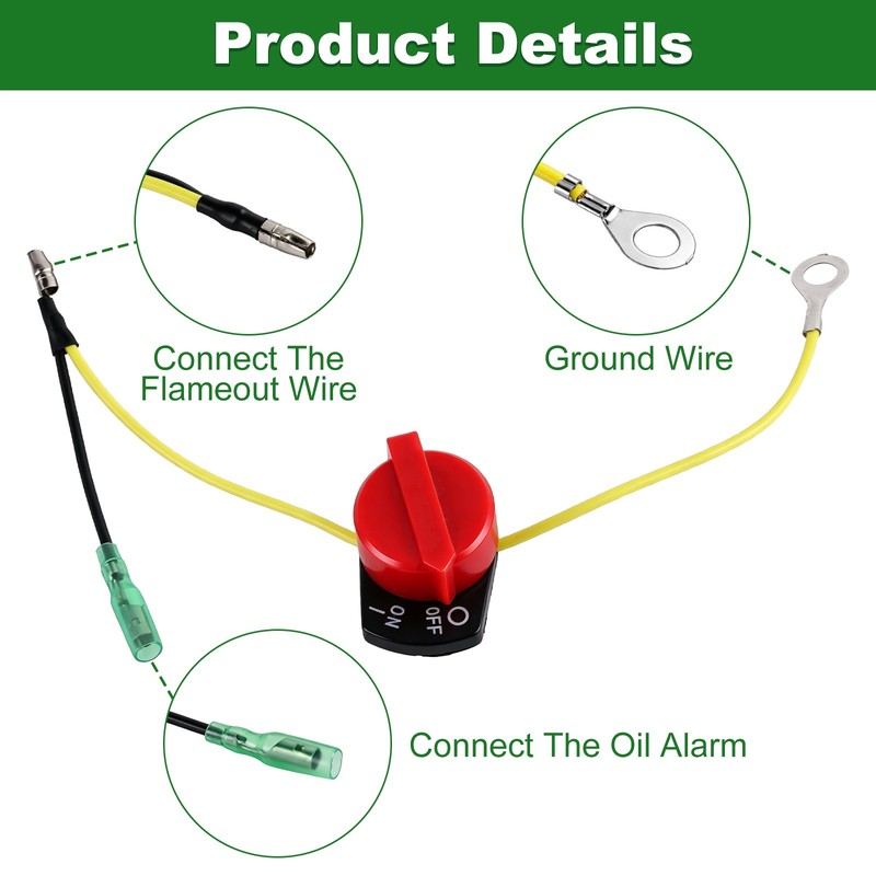 On Off Engine Shut Down Kill Toggle Switch Fits Honda GX120 GX140 GX160 GX200 gallery