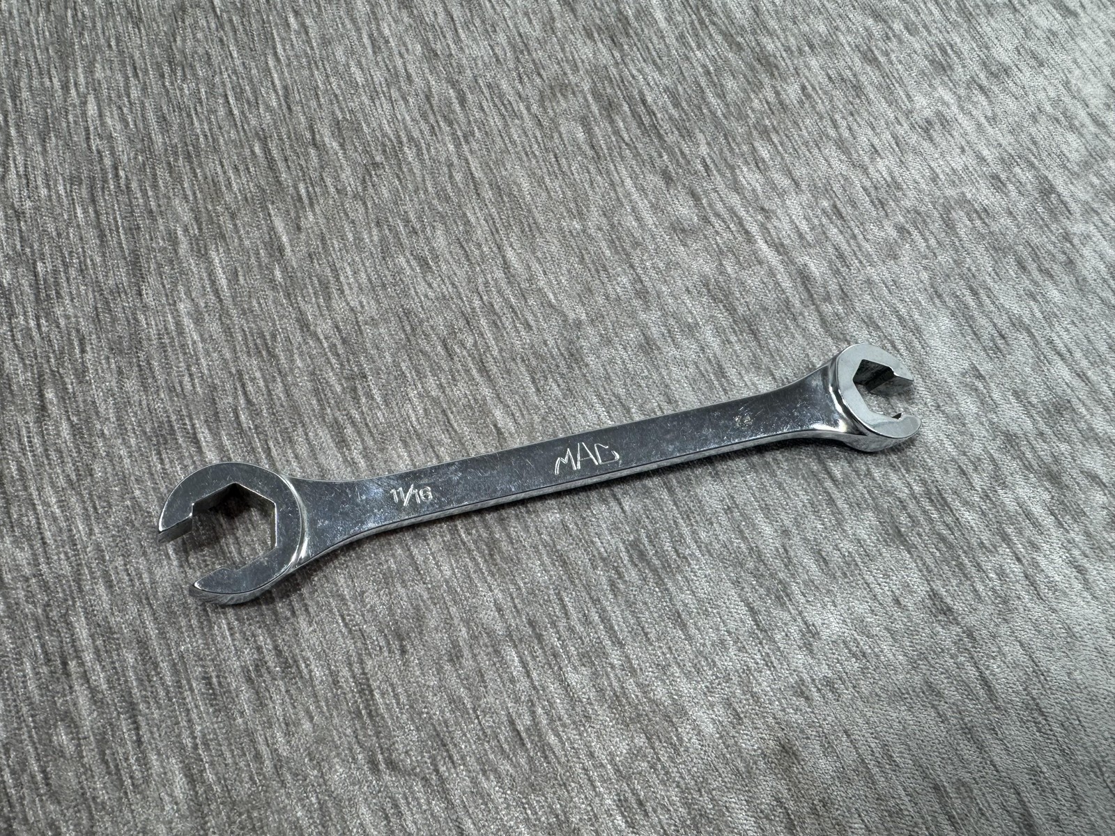 Mac Tools Double Hex Flare Nut Line Wrench 5/8 X 11/16 SAE Chrome USA OHB2022 gallery