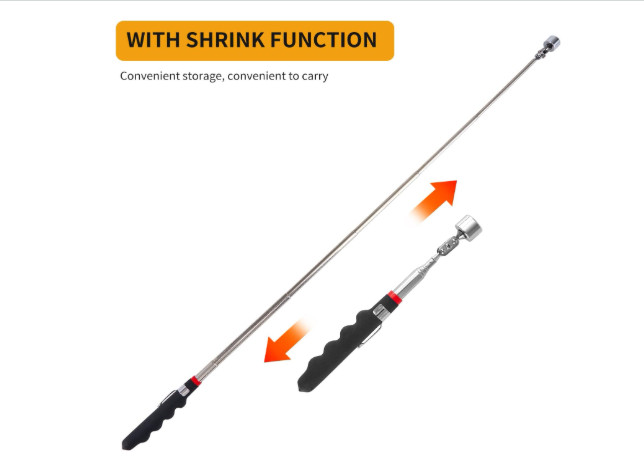 Rotatable Telescoping Magnetic Pickup Tool Extendable Magnet Stick Flexible Grab gallery