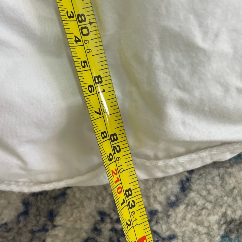 Quince Down Comforter Full Queen White Excellent Baffle Box Cotton Shell Bedding gallery