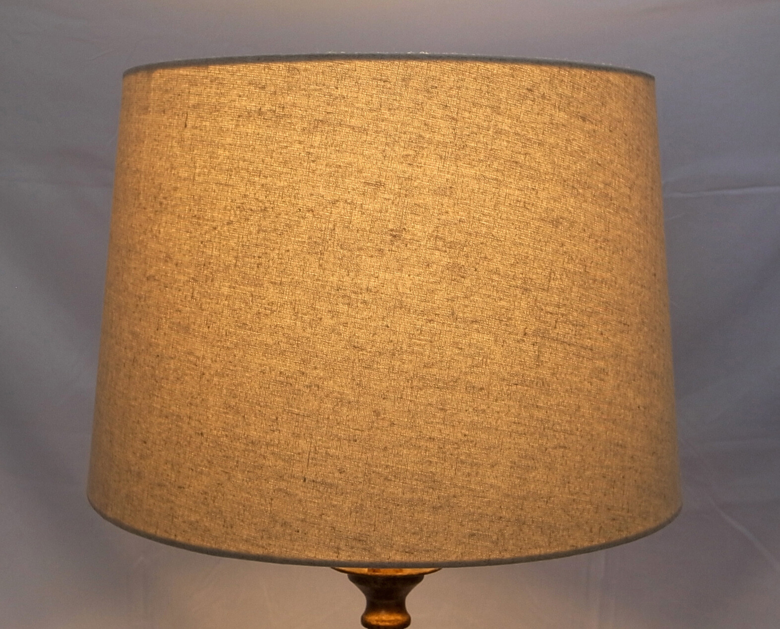 Mestar Decor Oatmeal Fabric Hardback Drum Lampshade (Spider Fitter) gallery