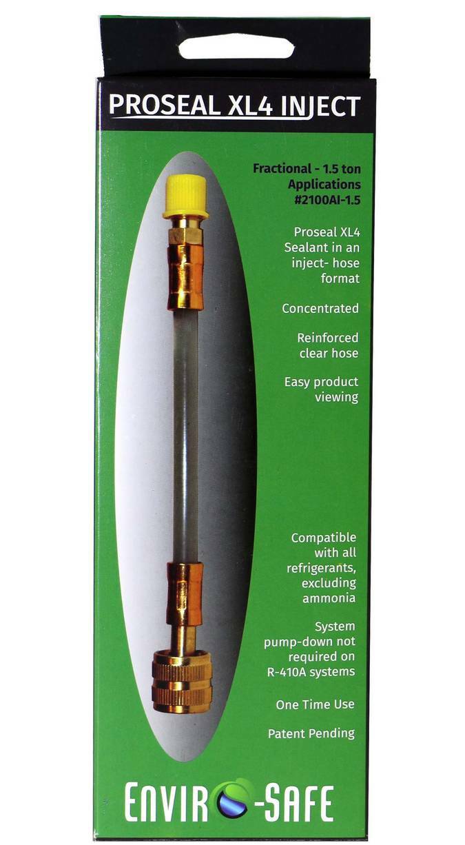 ac leak sealant,easy seal, Direct Inject, Envirosafe, R22, R12, R1234yf, R134a gallery