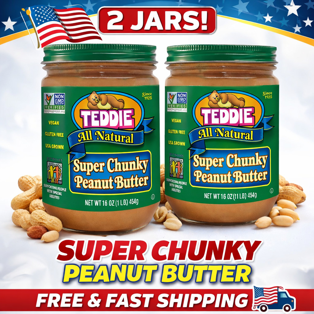 (2 pack) Teddie All Natural Super Chunky Peanut Butter gallery