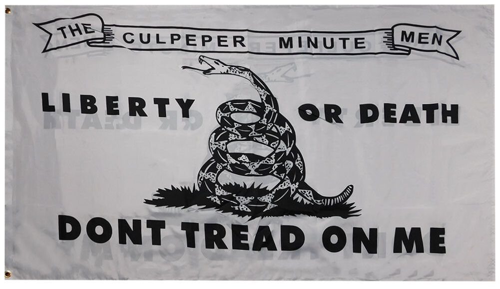 Culpeper Culpepper White 100D Poly Nylon Double Sided 3x5 3'x5' Flag Banner gallery