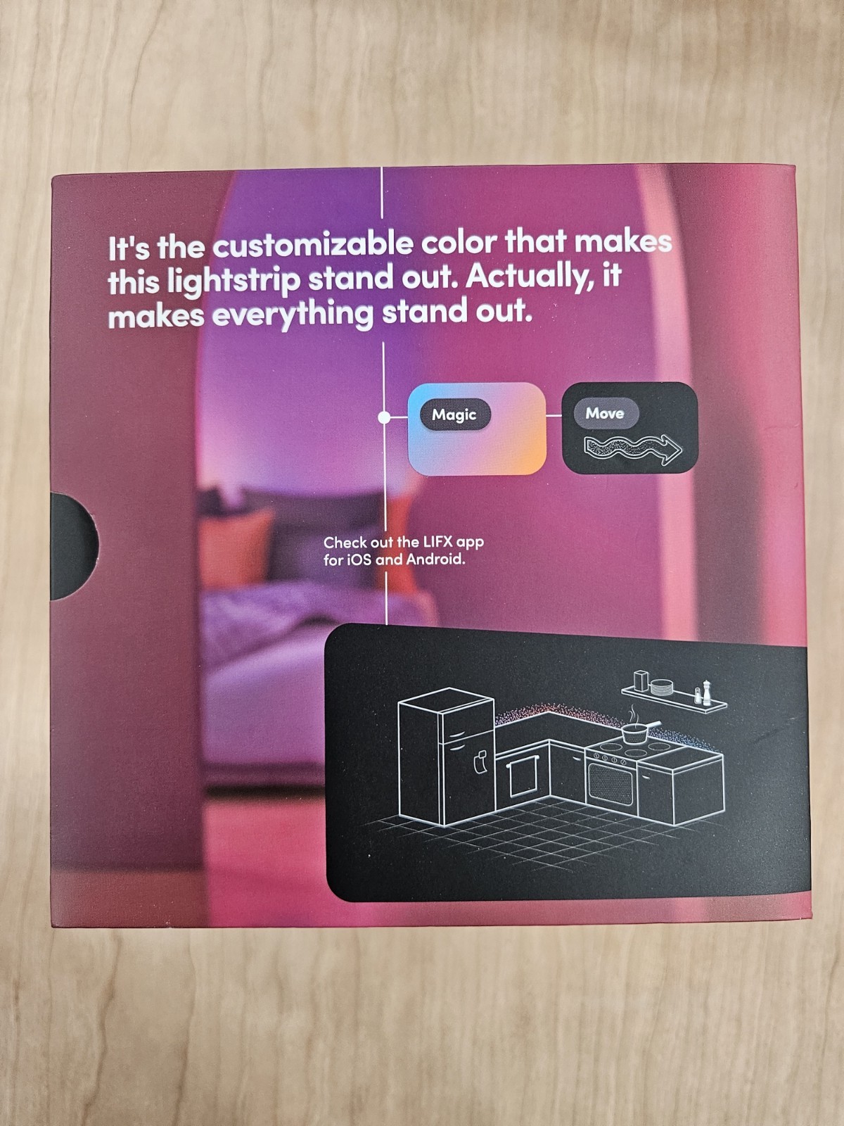​LIFX Smart LED Lightstrip 120" 10ft Color Zones WiFi Apple Home Alexa LZ3EK3MUS gallery