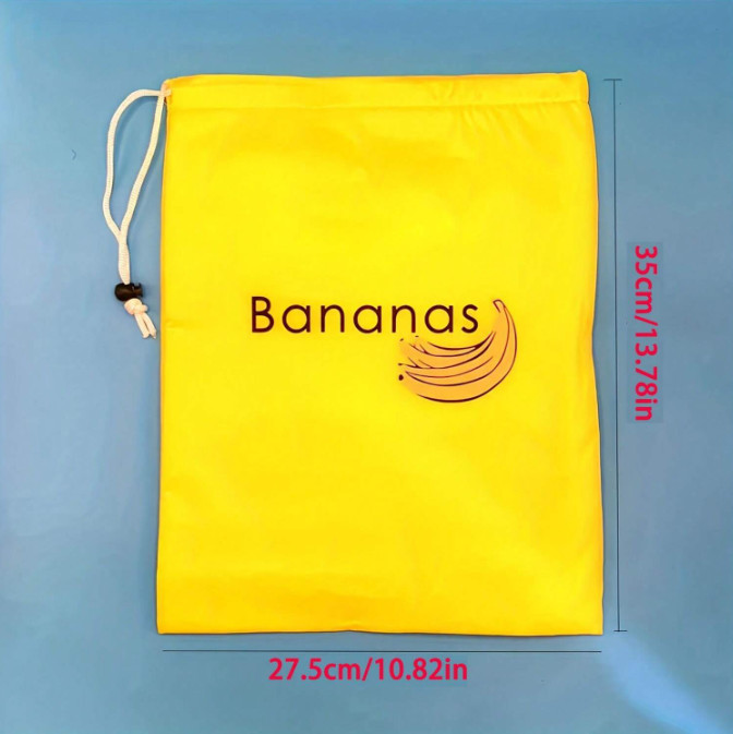 Yellow Banana Storage Bag - Prevent Ripeness, Washable Durable Fruit Organizer gallery