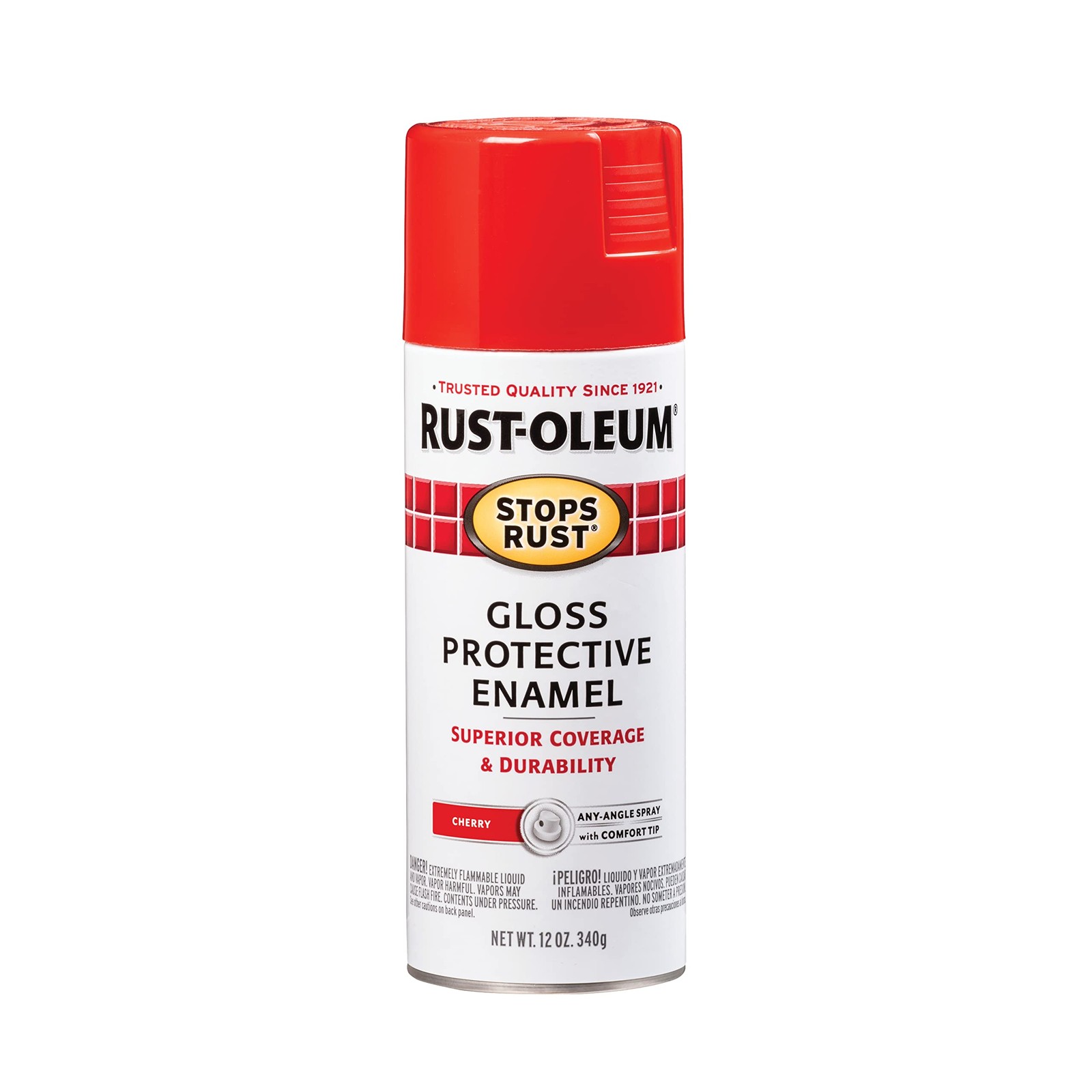 Rust Oleum Stops Rust 12 Ounce Cherry Gloss Protective Enamel Spray Paint gallery