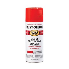 Rust Oleum Stops Rust 12 Ounce Cherry Gloss Protective Enamel Spray Paint