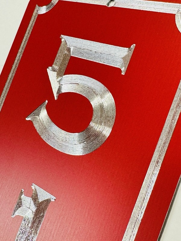 Engraved Personalized Custom House Home Number Street Address Metal 14x5 Sign gallery