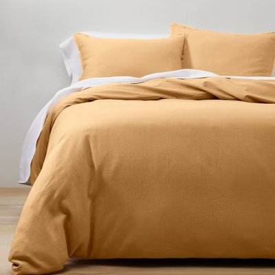 Heavyweight Linen Blend Duvet & Sham Set - Casaluna gallery