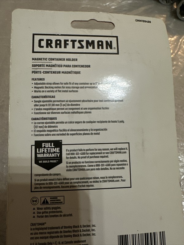 Craftsman Magnetic Container Holder, Full Lifetime Warranty gallery