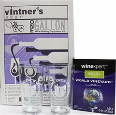 Complete One Gallon Wine Making Equipment and Ingredient Kit – Moscato