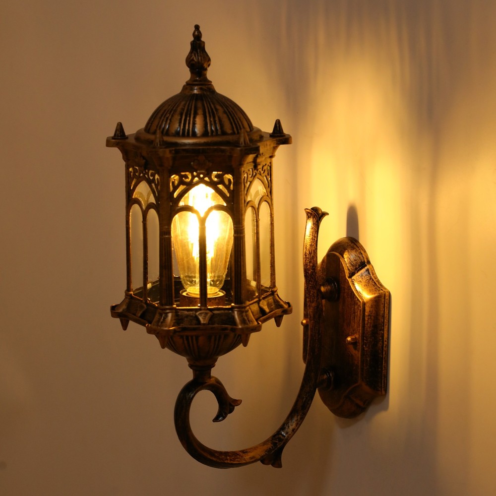 110-240V Wall-mounted Light Fixture, Vintage Wall Lamp, Antique Bronze Wall Lamp
