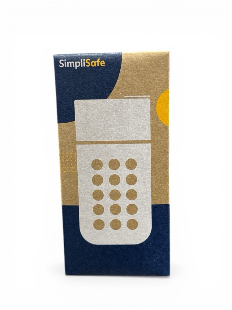 SimpliSafe Alarm Security Wireless Keypad Pinpad KP3W White 3rd Gen New