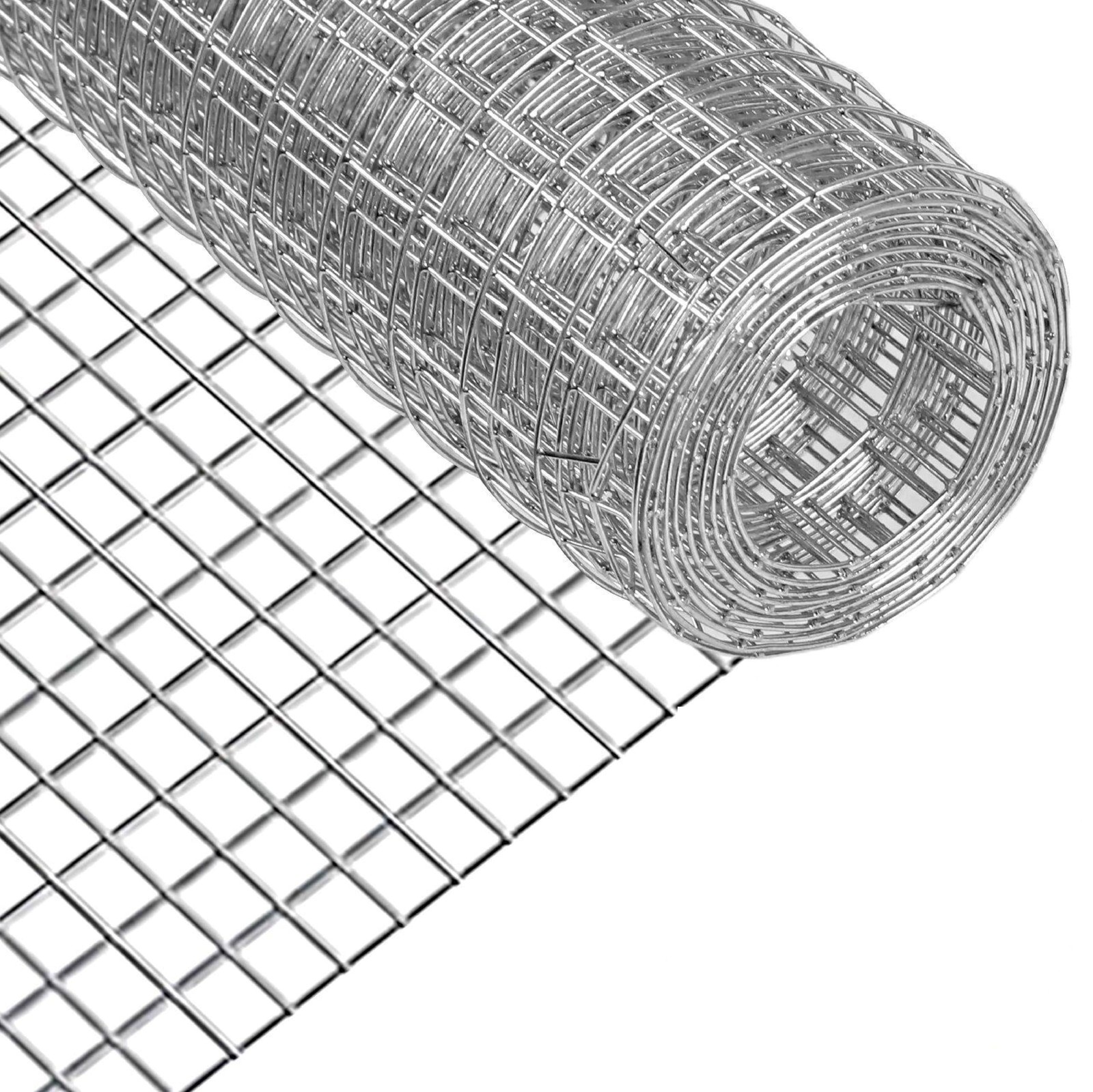 Hardware Cloth,Chicken Wire Fence,1/2 inch 15.7in x 6ft Galvanized Welded Cage W gallery