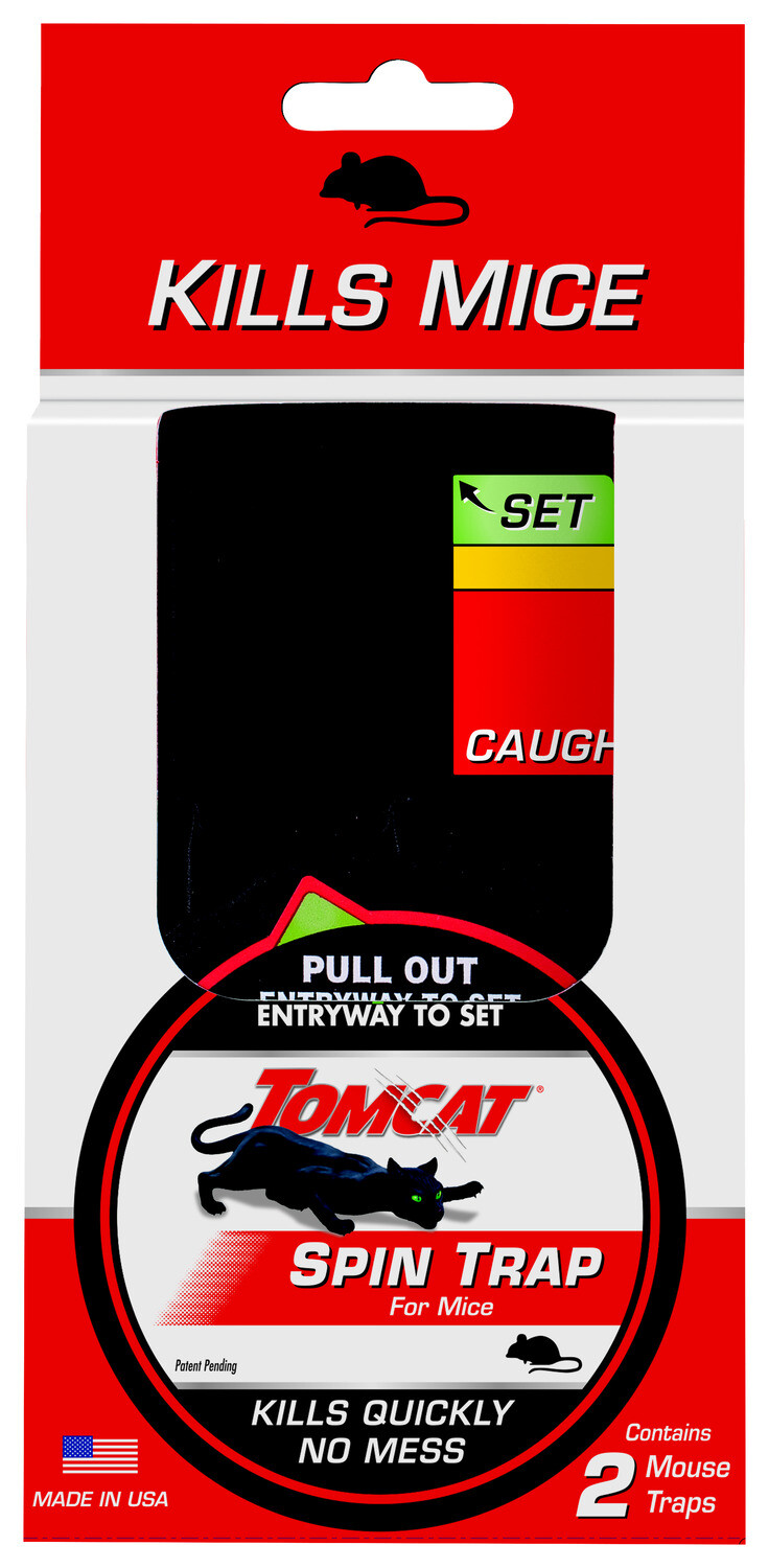 Tomcat Spin Trap for Mice, 2 Traps gallery