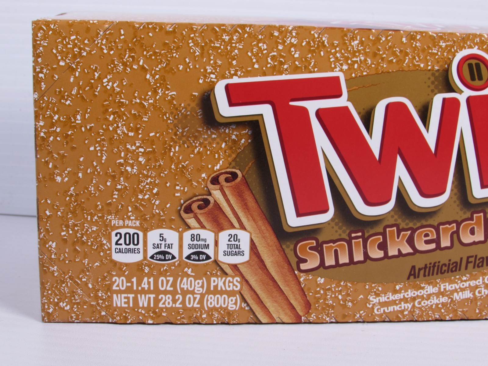 Full Box 20x Packs TWIX Snickerdoodle Cookie Chocolate Candy Bars - 1.4oz 07/26 gallery