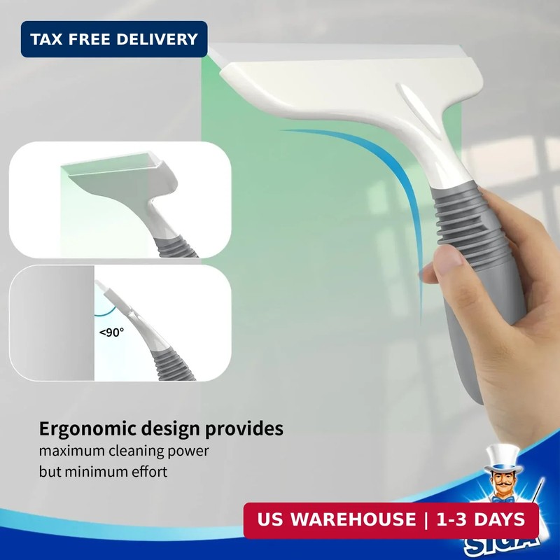 MR.SIGA Multi-Purpose Silicon Squeegee for Window, Glass, Shower Door, Car Winds gallery