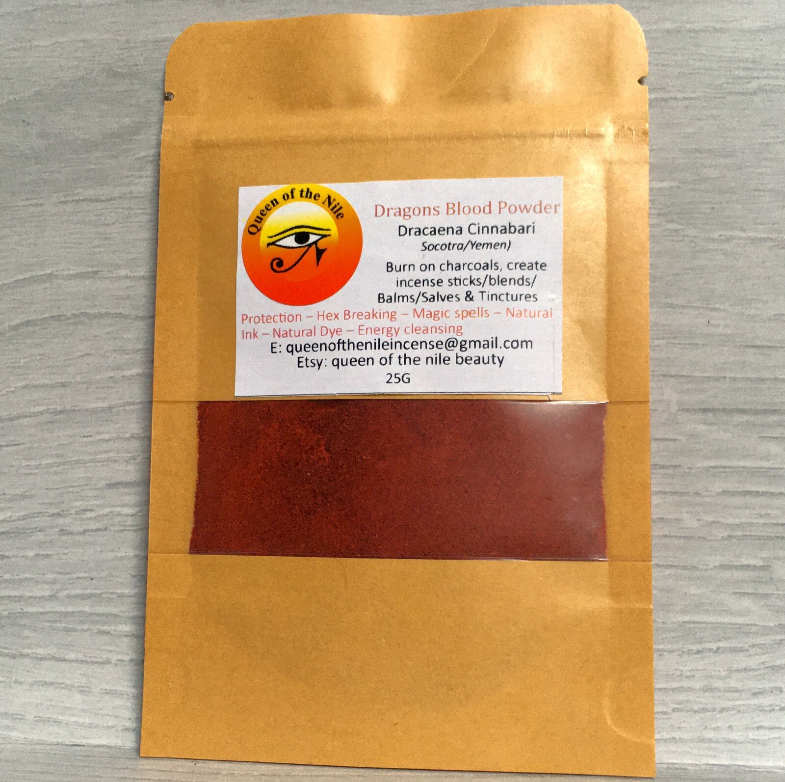 Dracaena Cinnabari Dragons Blood Powder 6g/25g-Finely ground and filtered gallery