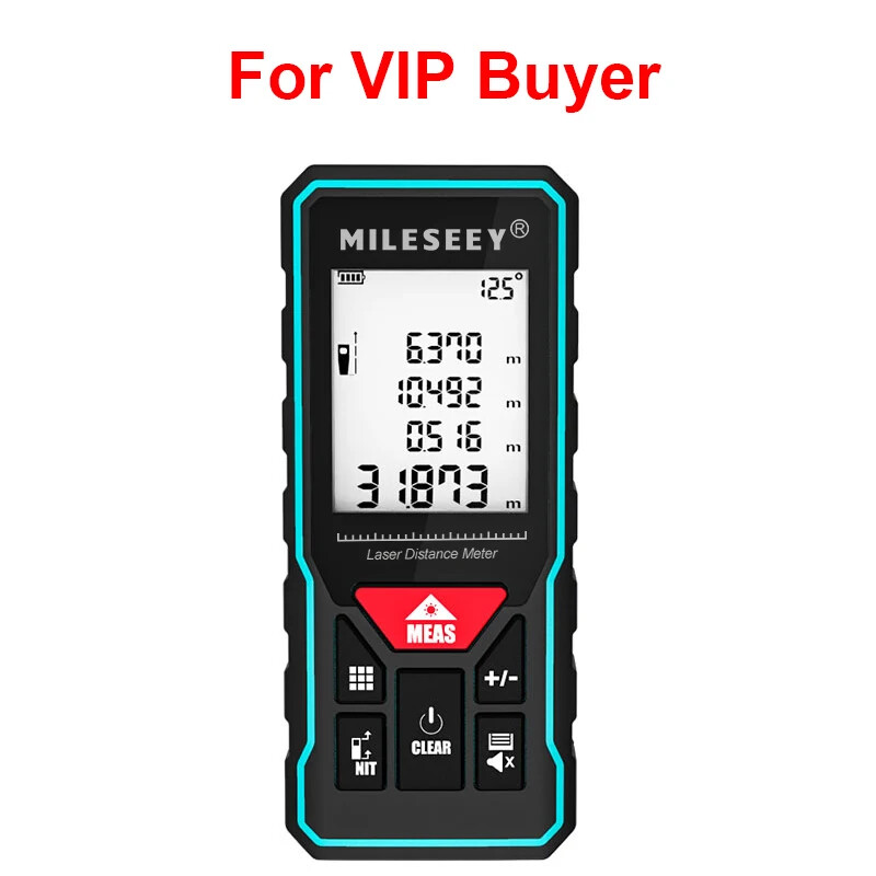 MILESEEY S6 Laser Rangefinder Tape Measure 40M 60M 80M 100M Electronic gallery