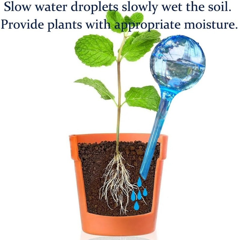 Automatic Watering Bulbs - 10pcs for Vacation Plant Care and Water Conservation gallery