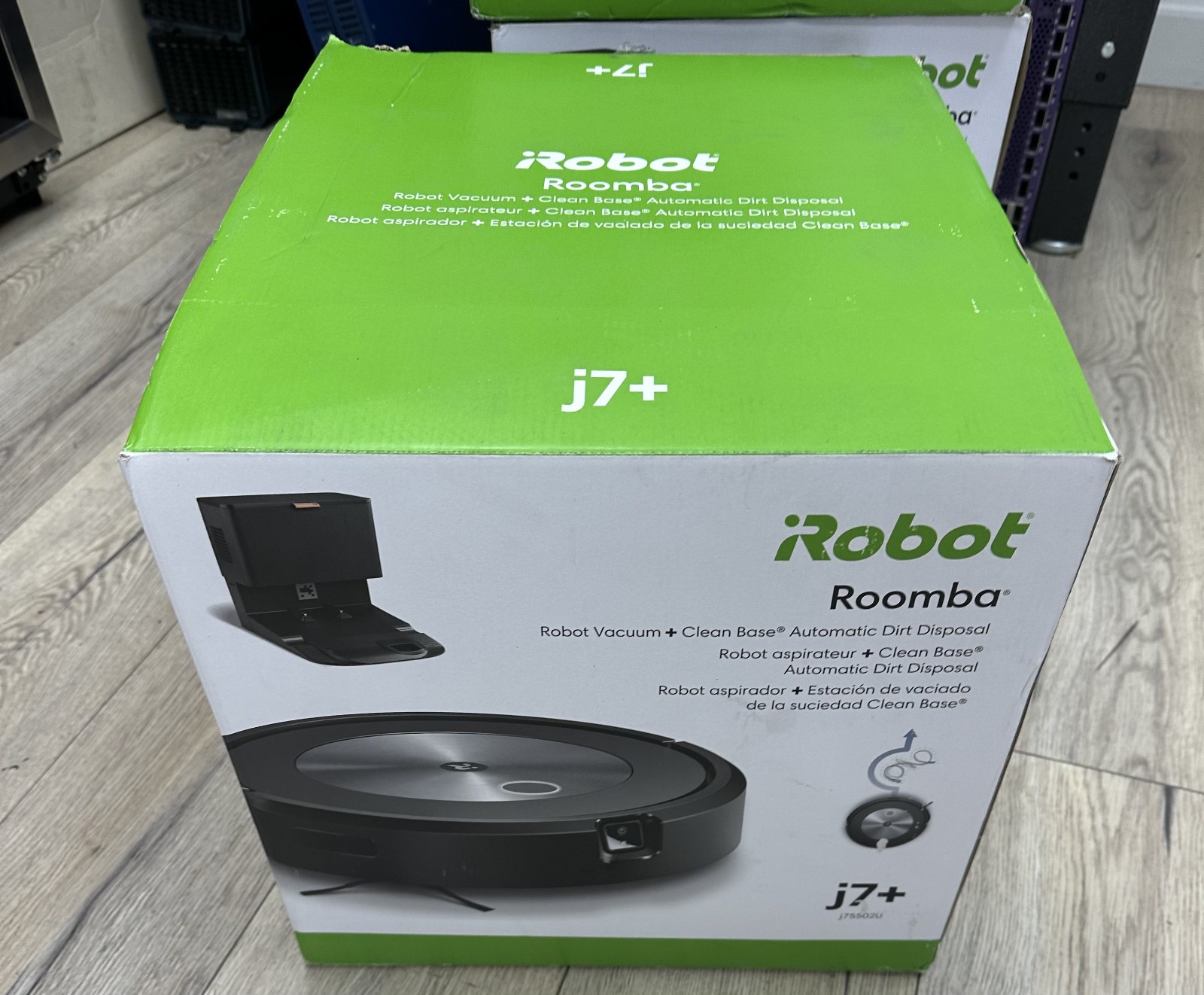 iRobot Roomba j7+ Self-Emptying Robotic Vacuum Cleaner + Clean Base - Graphite gallery