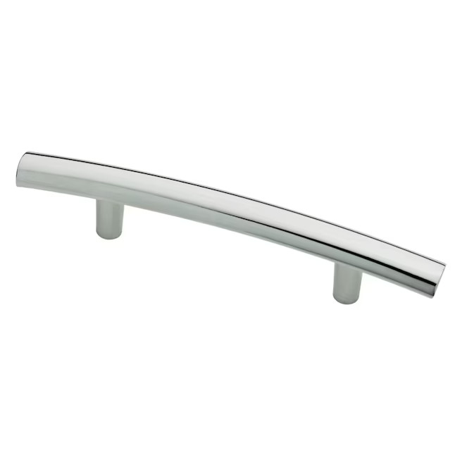 Lot 10 Brainerd Cabinet Drawer Pulls Caroline Arch Pull 3" Polished Chrome NEW gallery