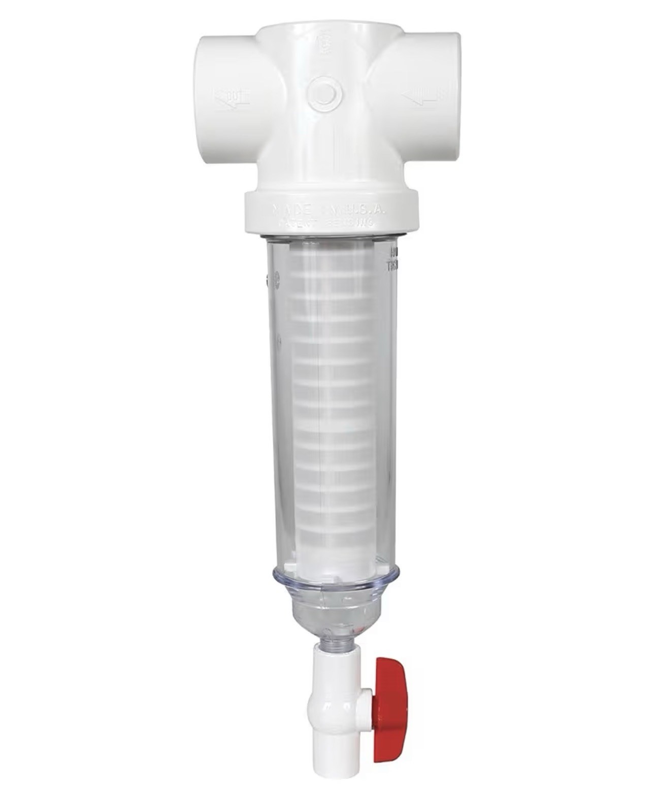 Rusco/Vu-Flow 2" 100 Mesh Spin Down Sediment Filter with Polyester Screen gallery