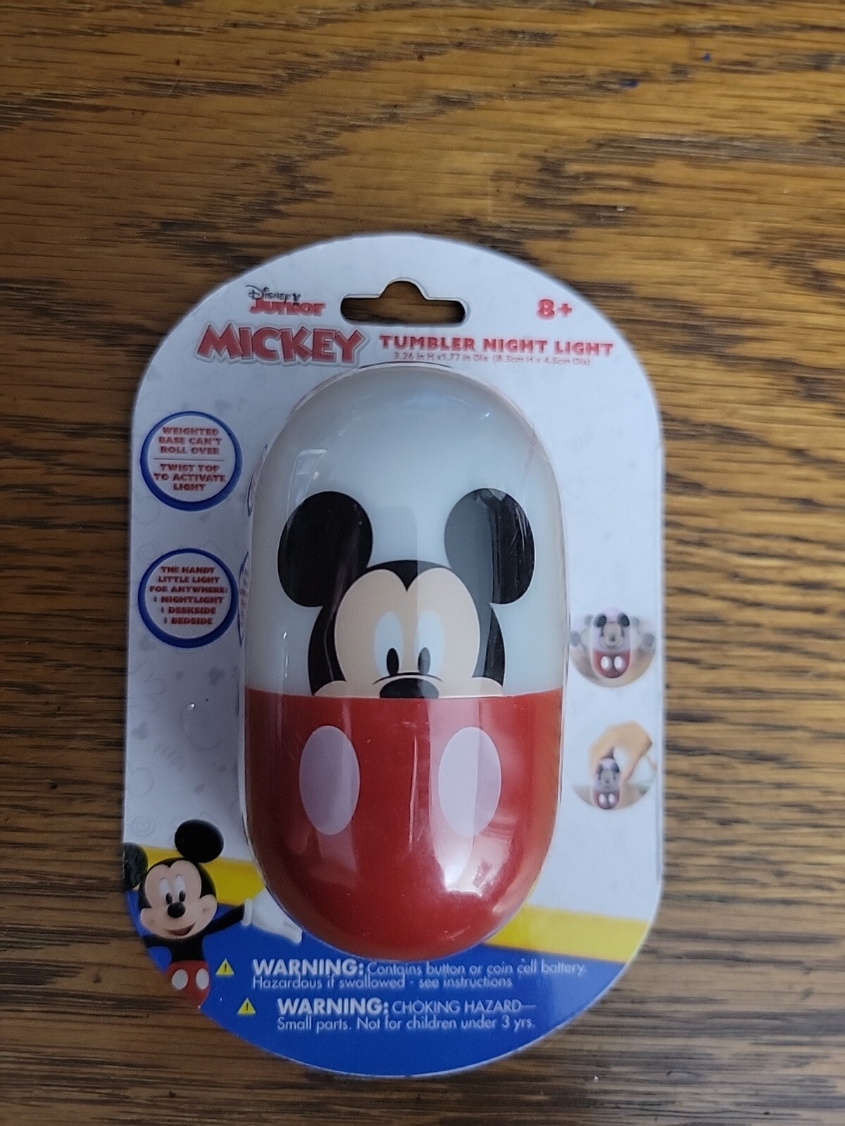 NEW DISNEY JUNIOR MICKEY MOUSE CLUBHOUSE FUNHOUSE Tumbler Night Light Twist Top gallery