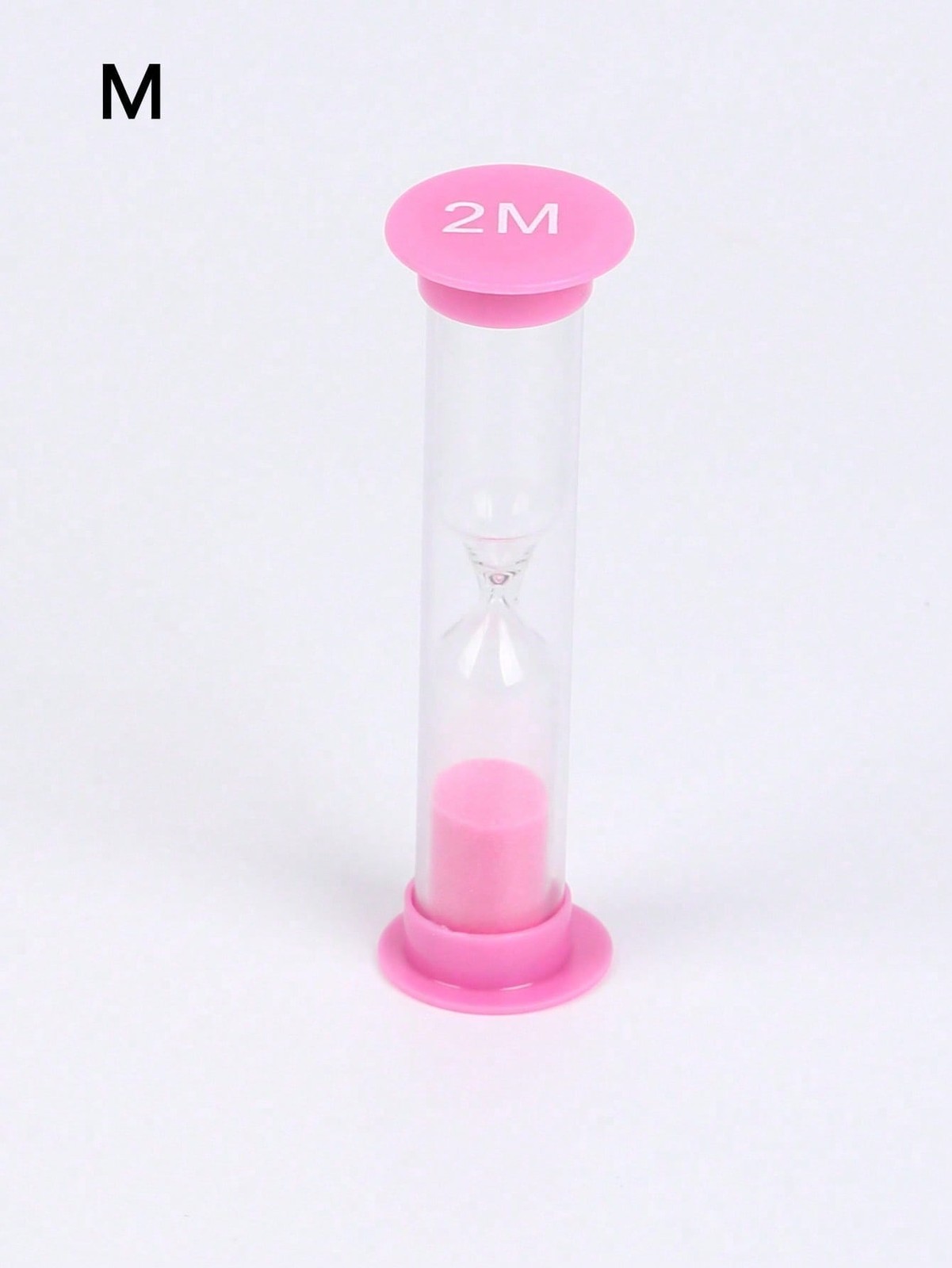 Small 2 Minutes Pink Sandglass Timer For Games Classrooms Home Office gallery
