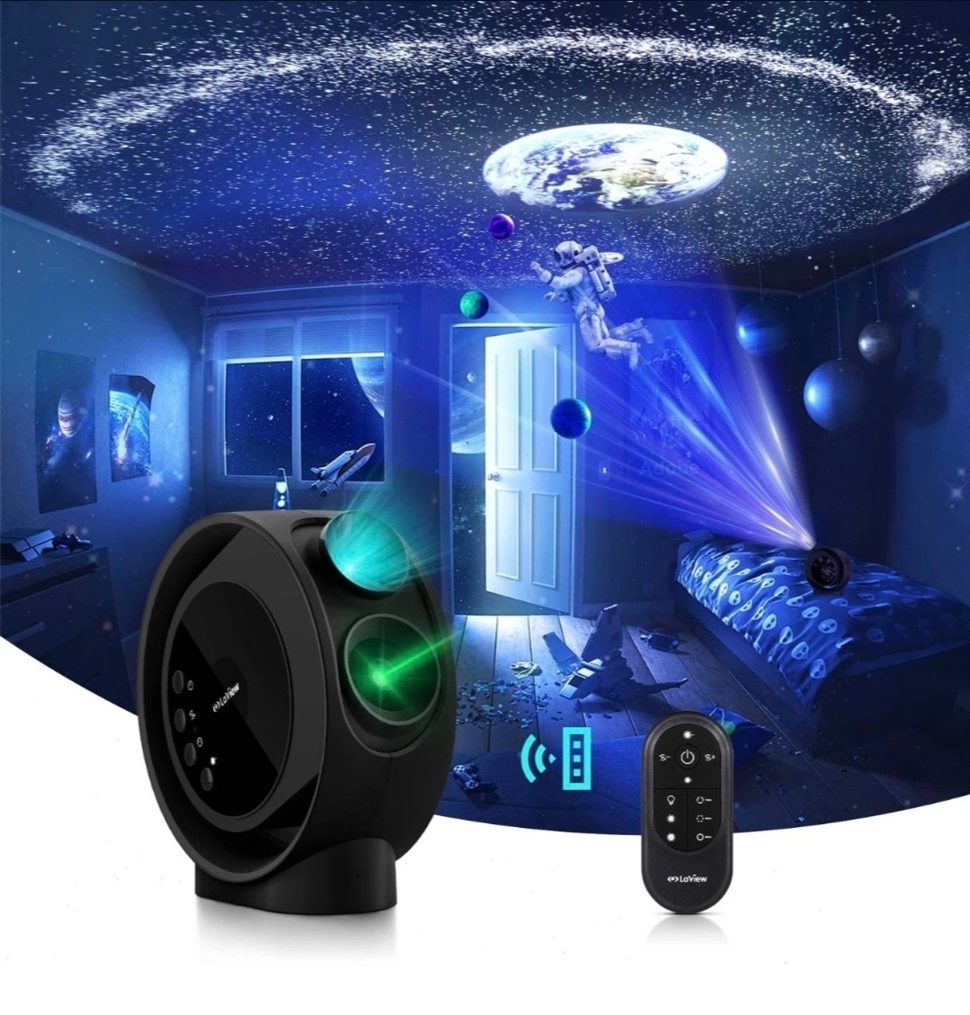 LaView Home Planetarium Star Projector, Ultra Clear Galaxy Projector with 130 ft gallery