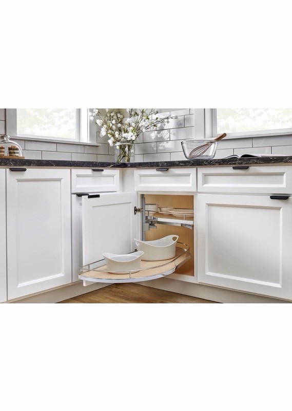 Rev-A-Shelf 587-12-R Modern 32-3/4"W Soft Close Pull Out Pivot / - Maple gallery