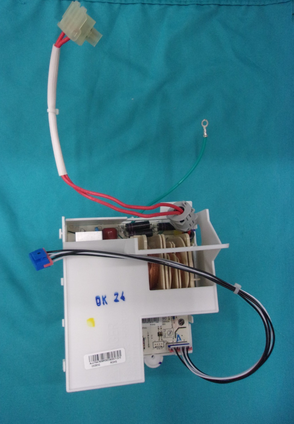 OEM LG Microwave Inverter Assembly EBR828994 & Wiring Harness Connectors NEW-OB gallery