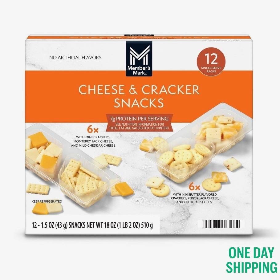Member's Mark Cheese and Cracker Snacks 12 Pack gallery