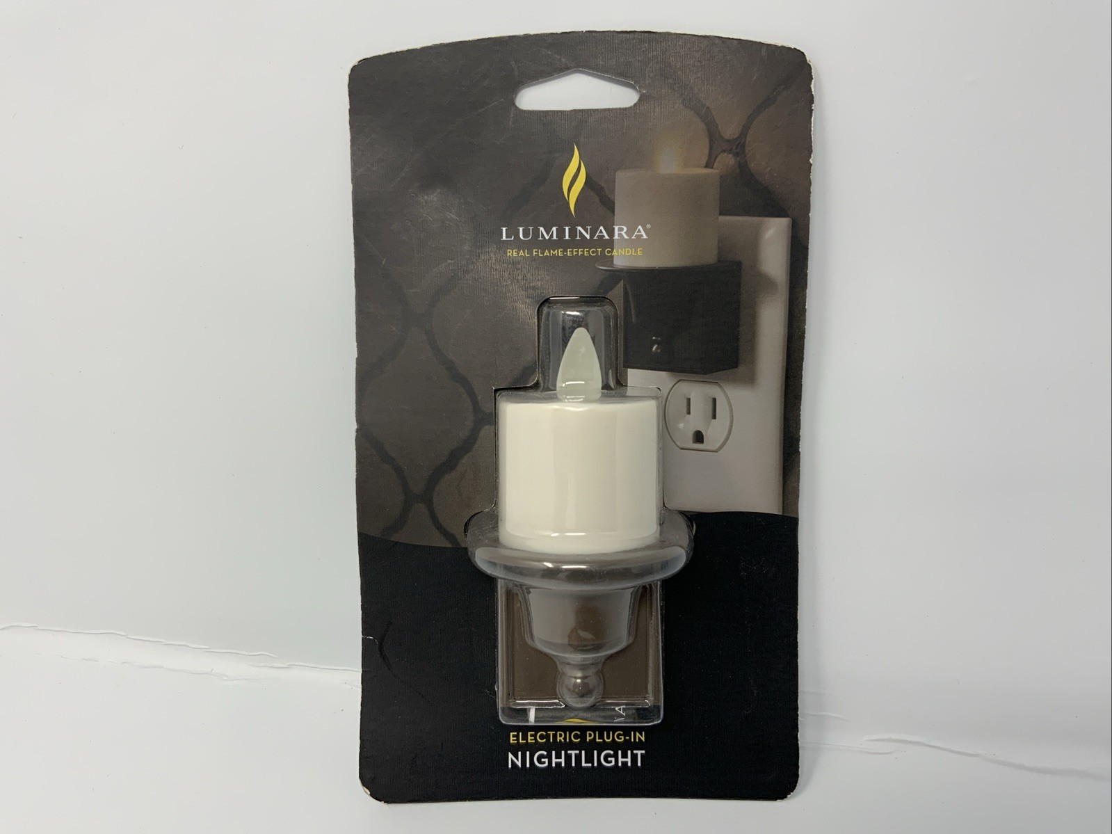 Luminara Flameless Candle Nightlight Light Plug In Dusk To Dawn Sensor Bronze gallery