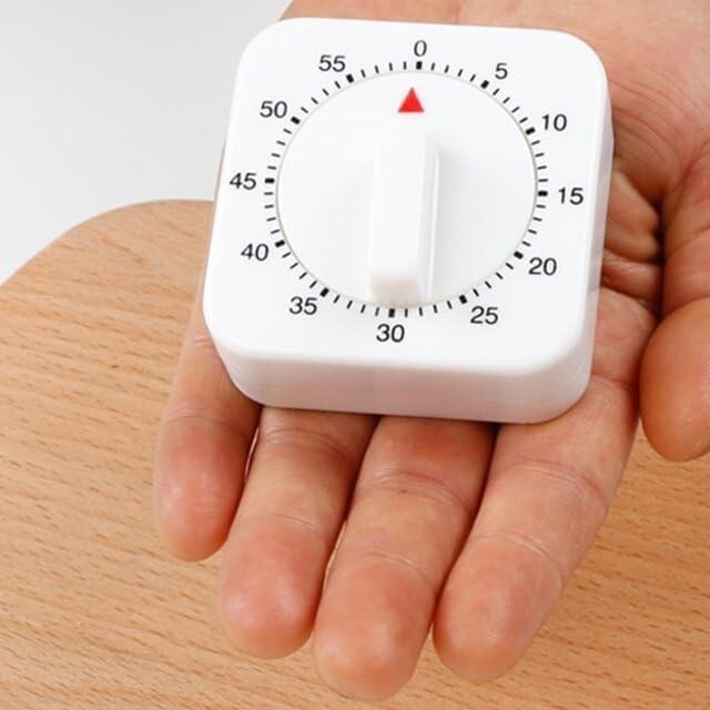 2Pcs Kitchen Cooking Timer Clock Mechanical Alarm 60 Minutes Count Down Counter gallery