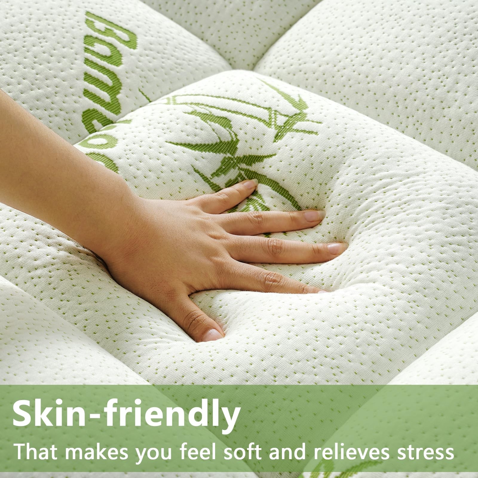 Premium Viscose Made from Bamboo Short Queen RV Size Mattress Topper, Quilted... gallery