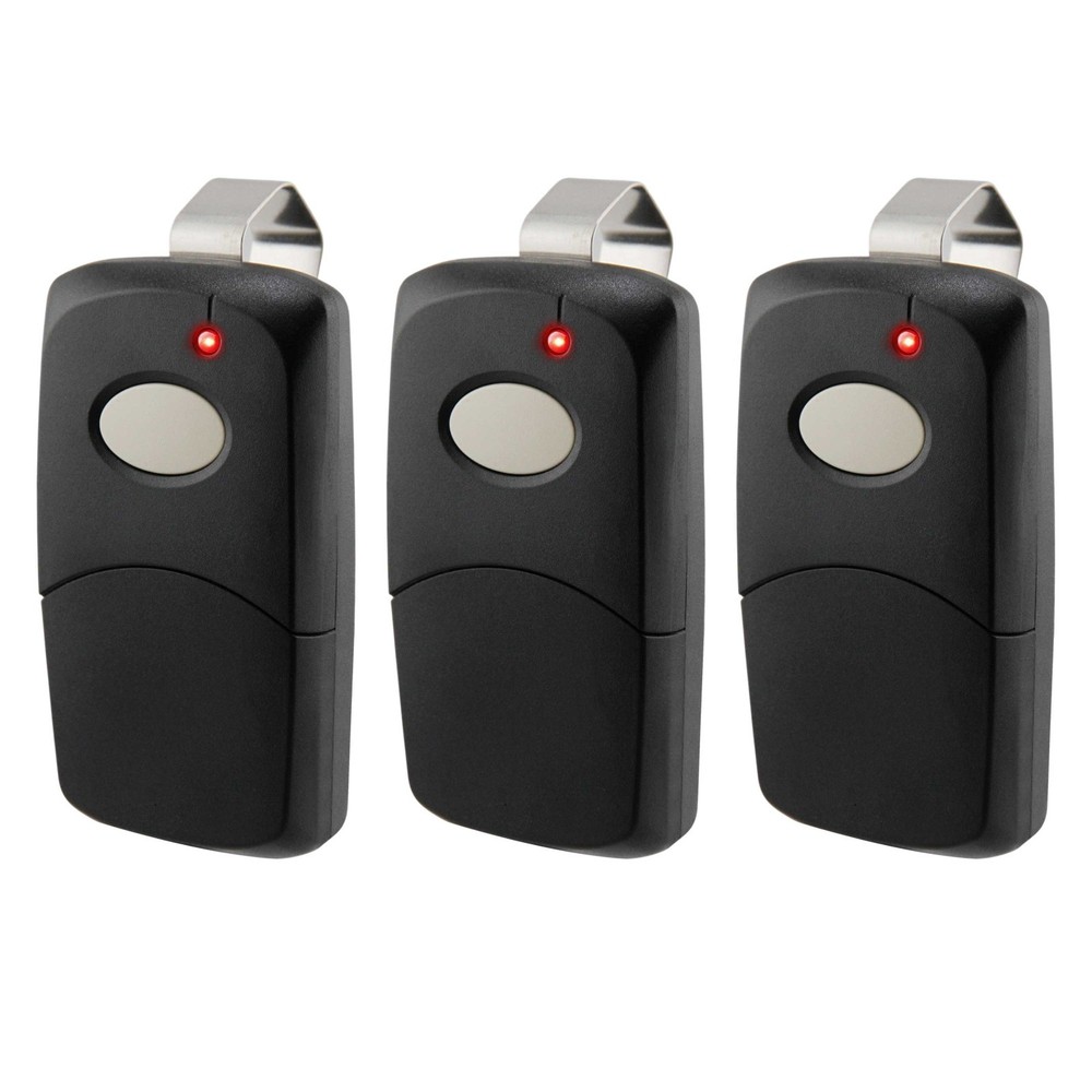 3x For 3089 Multi-Code Multicode 308911 Linear MCS308911 300mhz Remote Black
