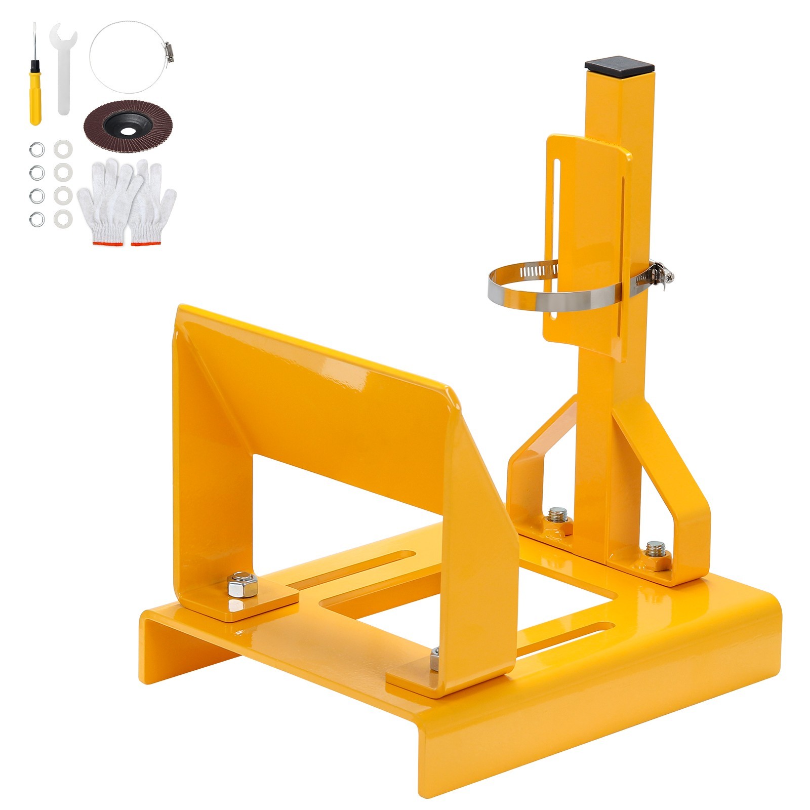 Lawn Mower Blade Sharpener Grinder Motor with Adjustable Ring Rust 30° Angle gallery