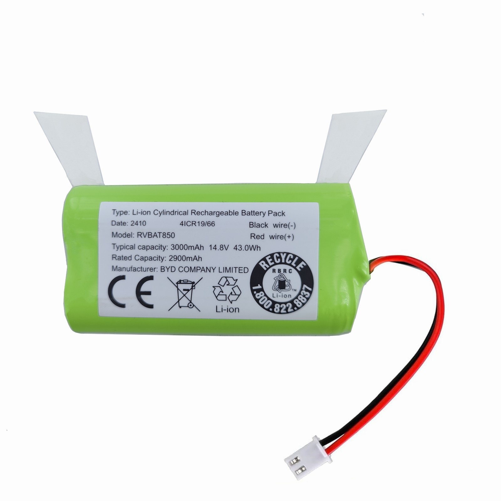 OEM Battery for Shark EZ Robot RV910S RV911AE RV912S RV990 RV991 AV911S AV970 gallery