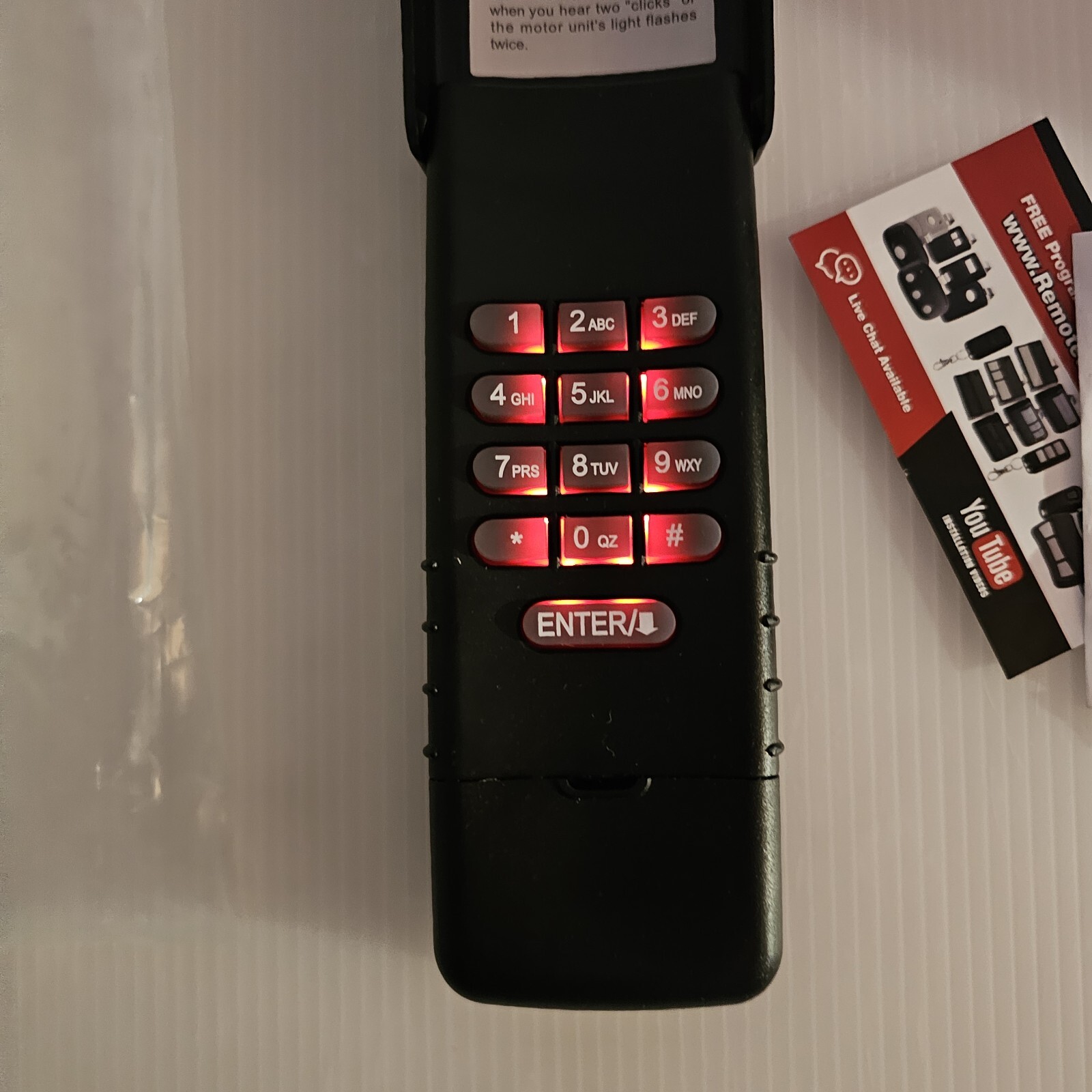 Universal GD-R36 Keypad Garage Door Opener Remote Control Keypad gallery