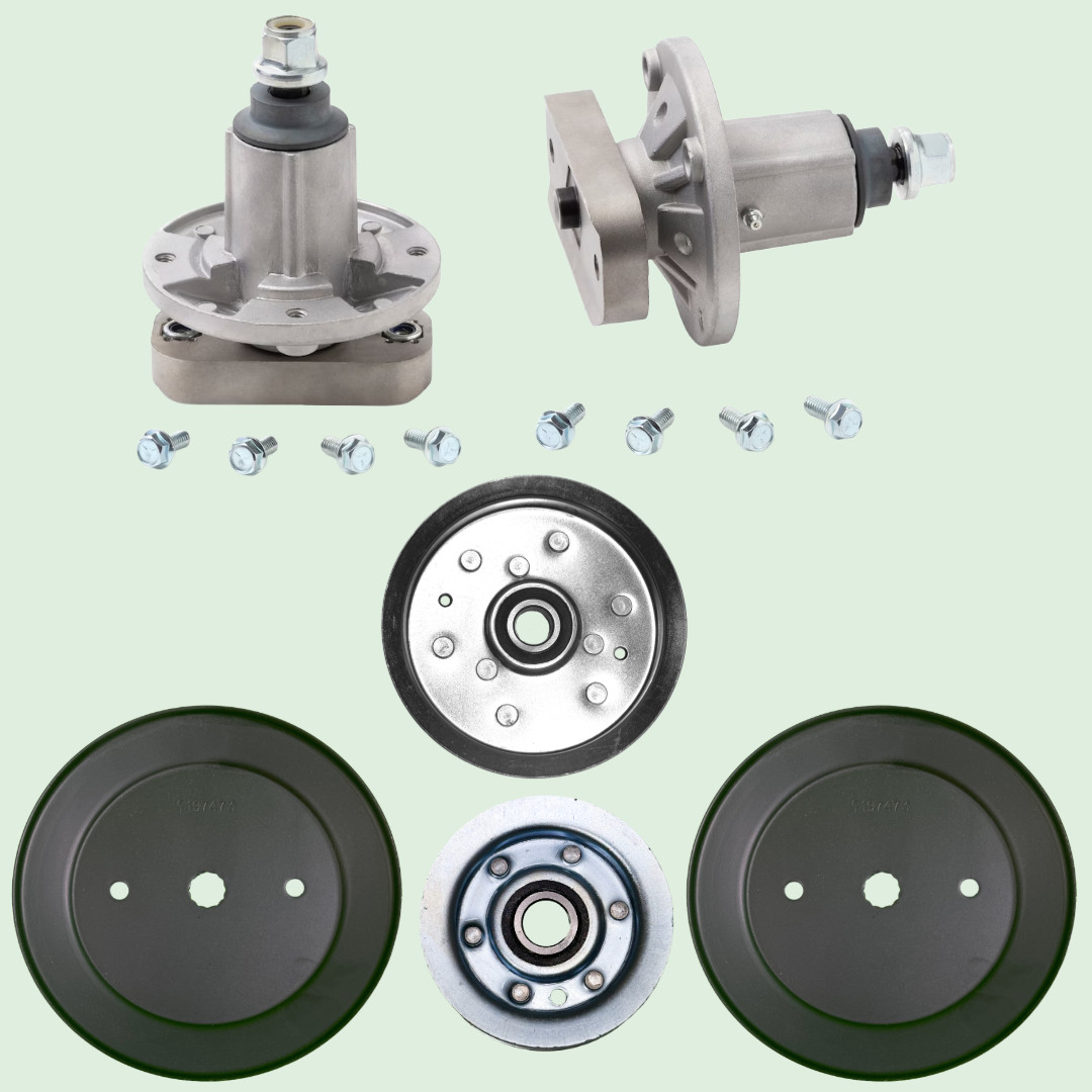 NEW Deck Spindle Idler Pulley Kit Fits John Deere L105 42 Inch gallery