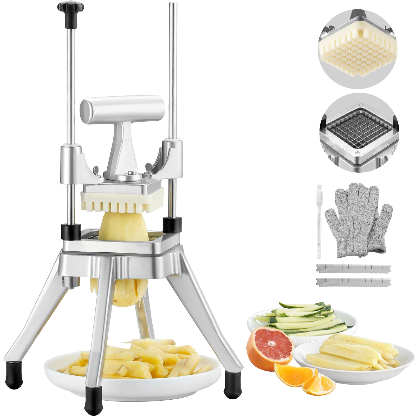 VEVOR 3/8" Commercial Vegetable Dicer Fruit Dicer Food Shaper Tomato Slicer gallery