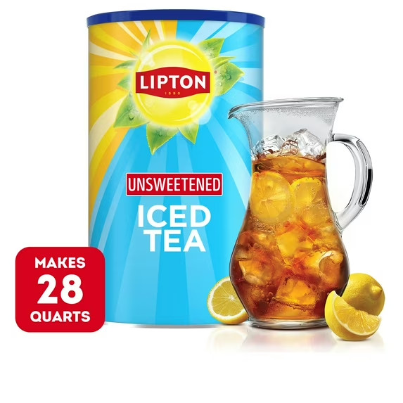 Lipton Unsweetened Black Tea Iced Tea Mix, 28 Quarts (Pack of 1) FREE FAST SHIP gallery