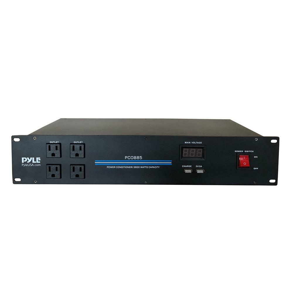 Pyle PCO885 PylePro PDU Power Strip Surge Protector - 3600 Watt 15 Amp 20 Outlet gallery