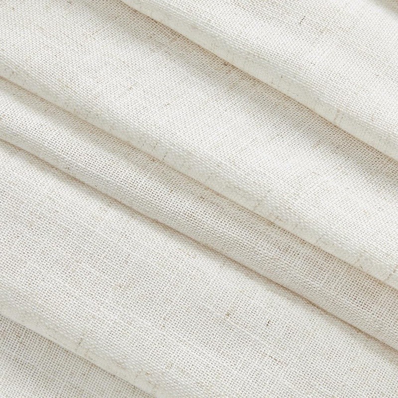 Light Filtering Semi Sheer Curtain Panels 2 Pack Linen Polyester Blend Drapes US gallery
