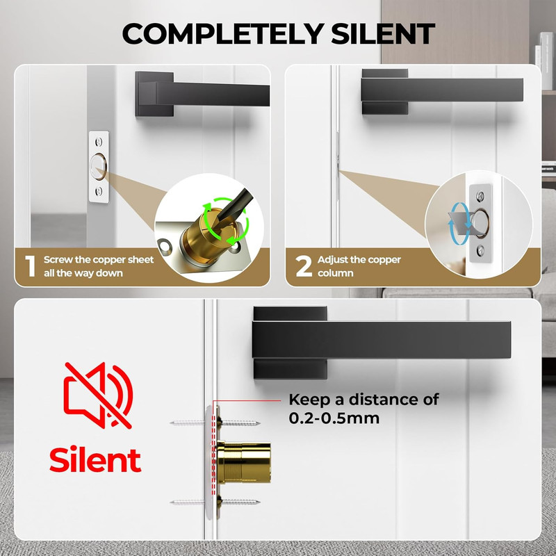 Silent Ball Catch, Adjustable Strong Magnet Door Catch，Using Noise Free, Replaci gallery